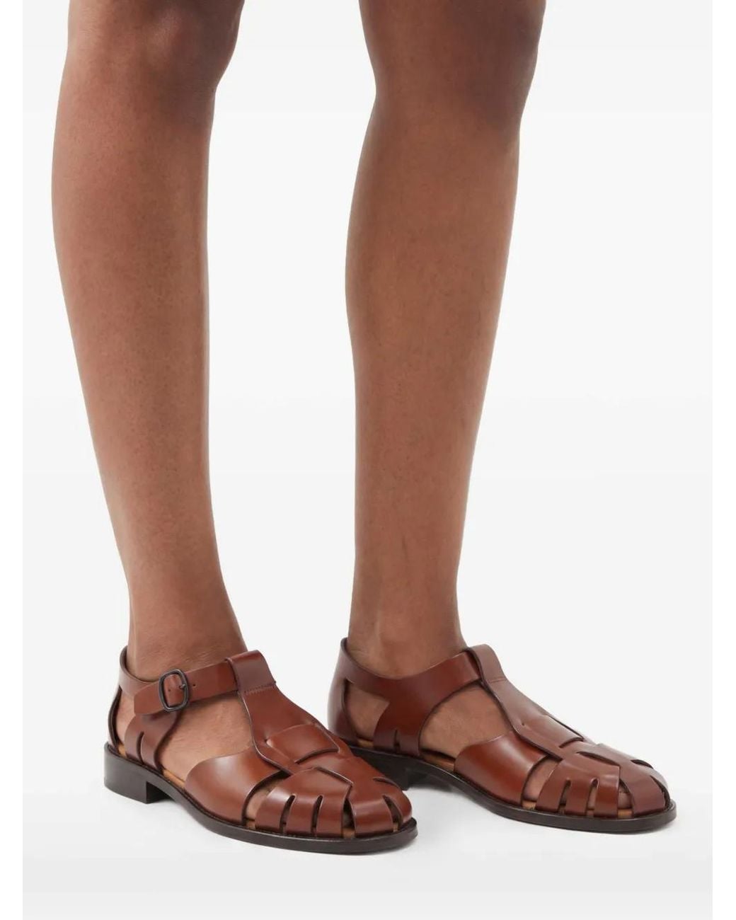 Hereu Brown Pesca Sandals