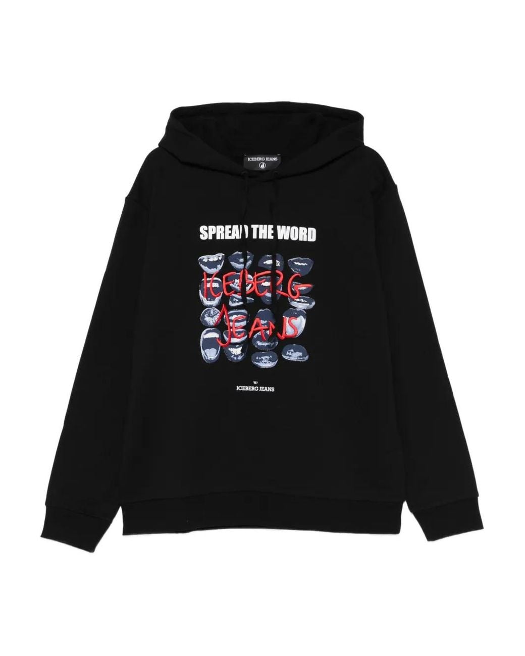 Iceberg Black Chill Hoodie for men
