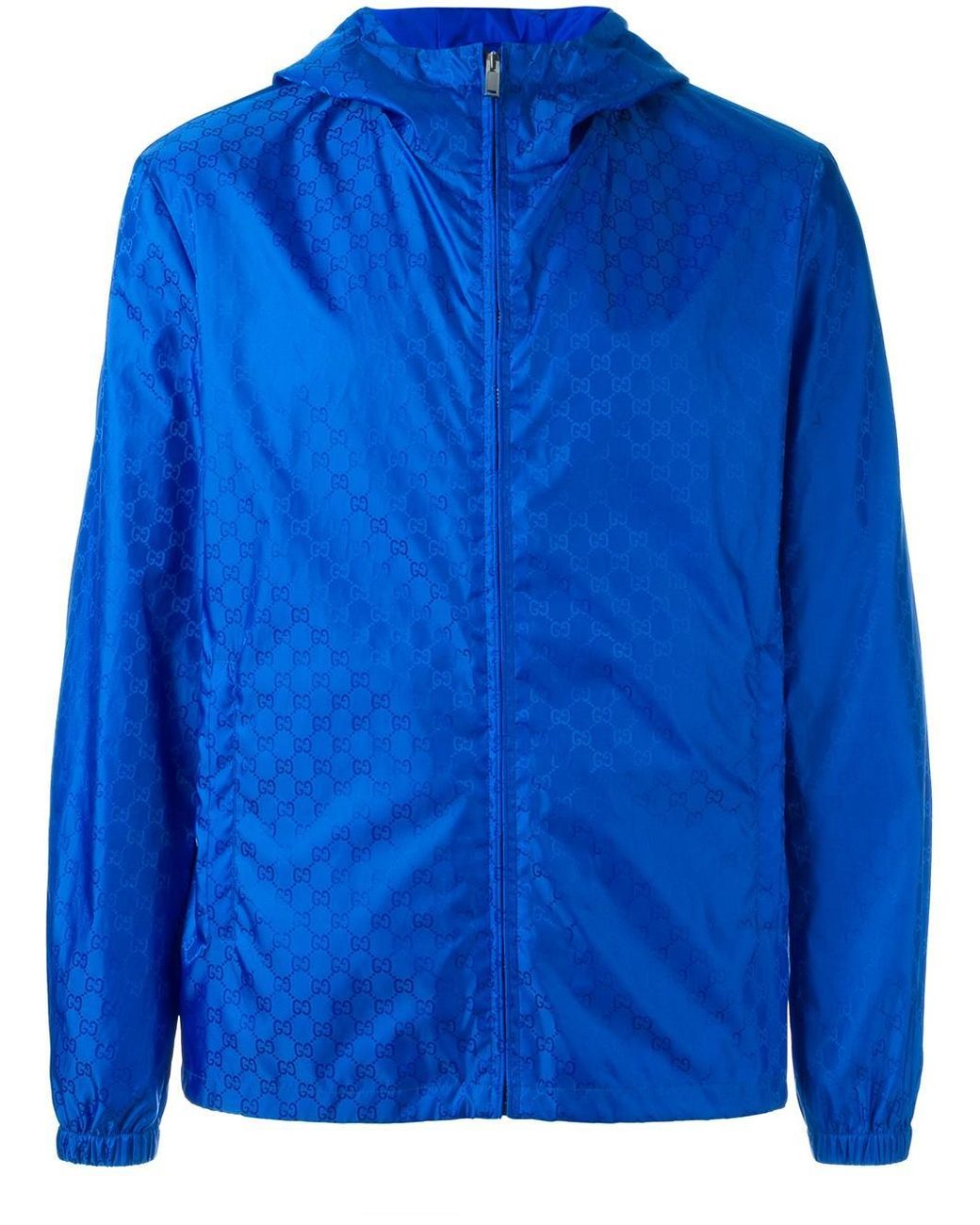 Gucci Gg Supreme Windbreaker in Blue for Men | Lyst