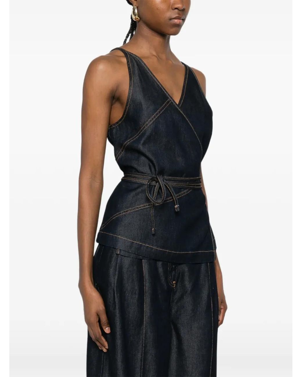 IRO Black Renata Top