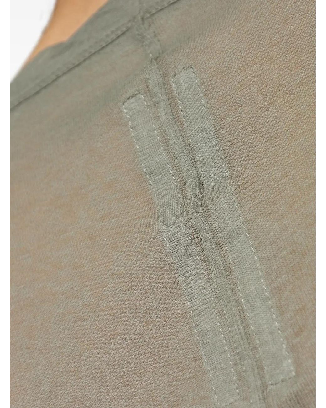 Rick Owens Green Rib Ls T-Shirt for men