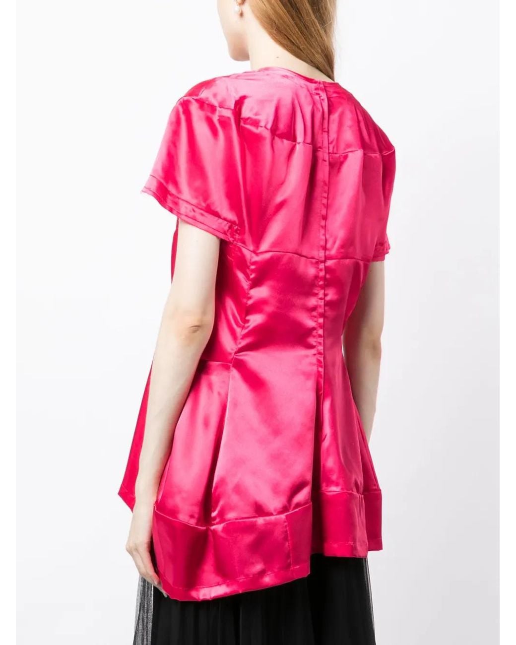 Comme des Garçons Pink T-shirt With Inserts