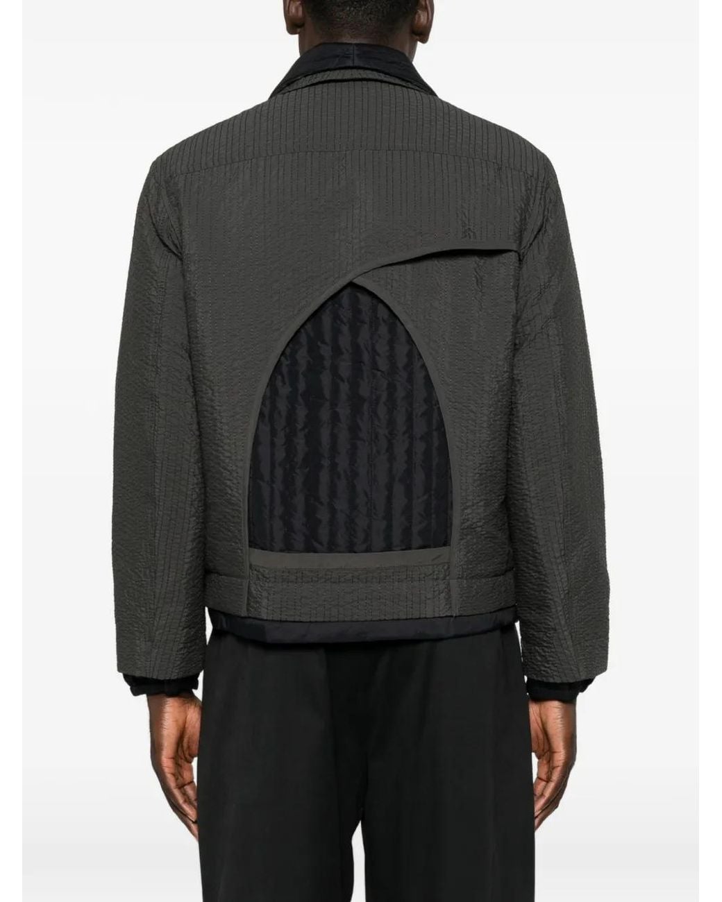 Craig Green Black Veste À Design Matelassé for men
