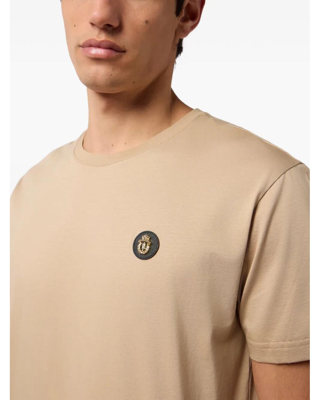 Billionaire Natural Round-Neck T-Shirt for men
