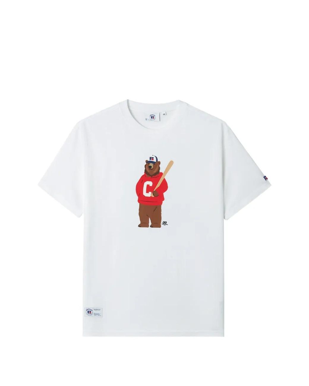 Chocoolate White Bear-Print T-Shirt for men