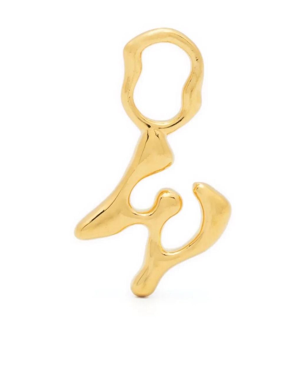 Maria Black Metallic Fluent Letter W Charm
