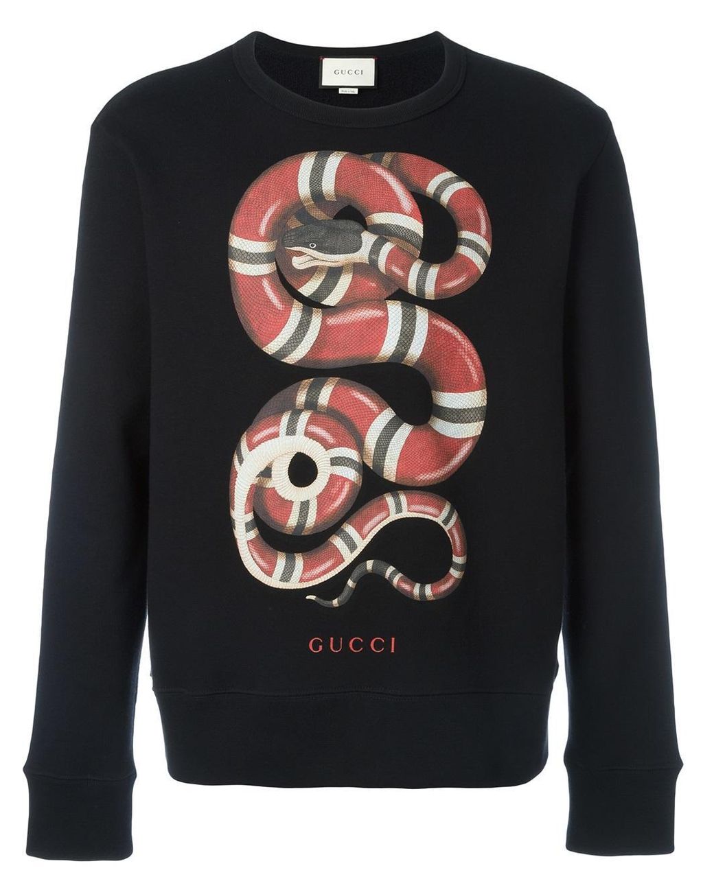 Gucci - Snake Print Sweatshirt - Men - Cotton - Xl in Black for Men | Lyst