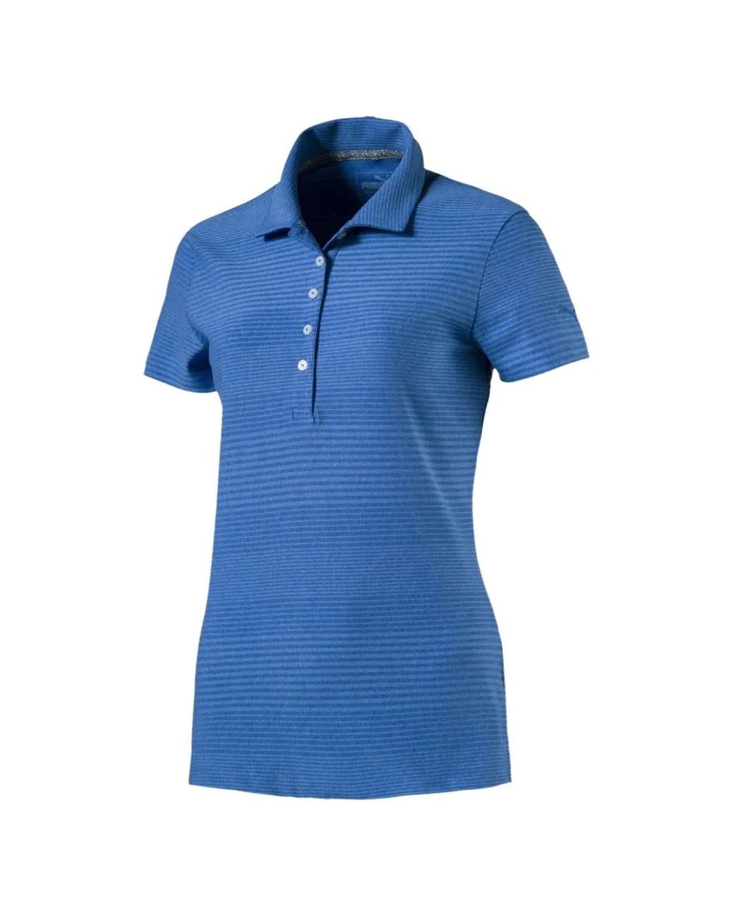 PUMA Gestreept Poloshirt in het Blue