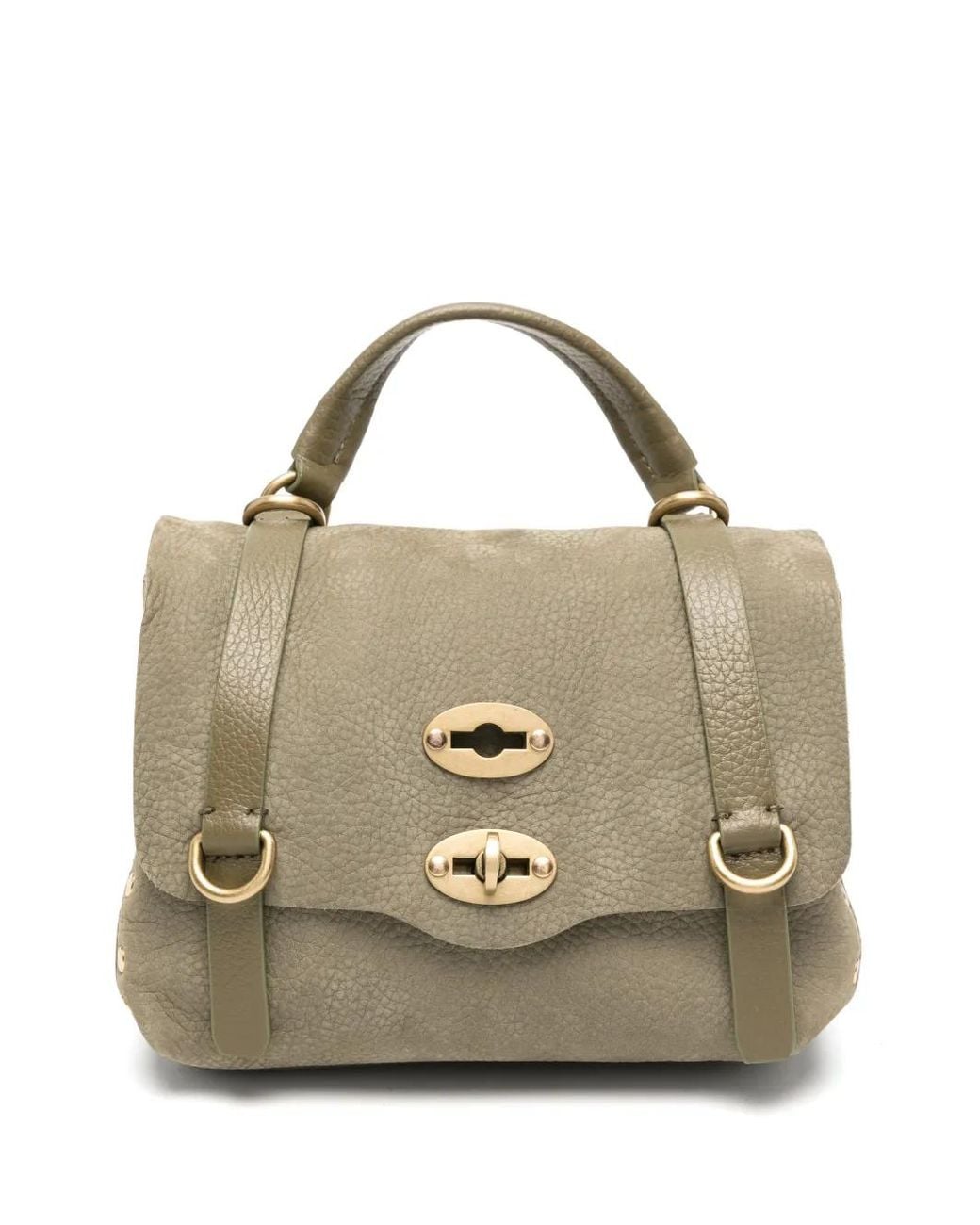 Zanellato Metallic Baby Postina Nubuck-Leather Tote Bag