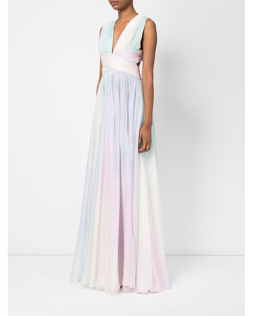 Pastel Rainbow Women Dress, Pink Ombre Tie Dye Summer Sleeveless Cockt –  Starcove Fashion