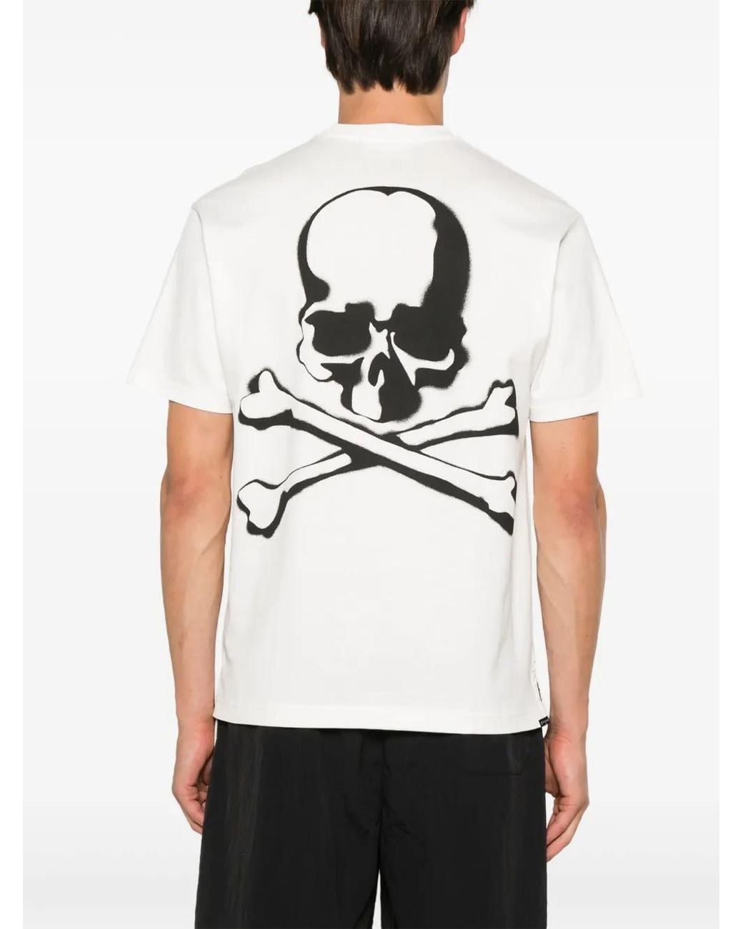 MASTERMIND WORLD White Logo-Print T-Shirt for men
