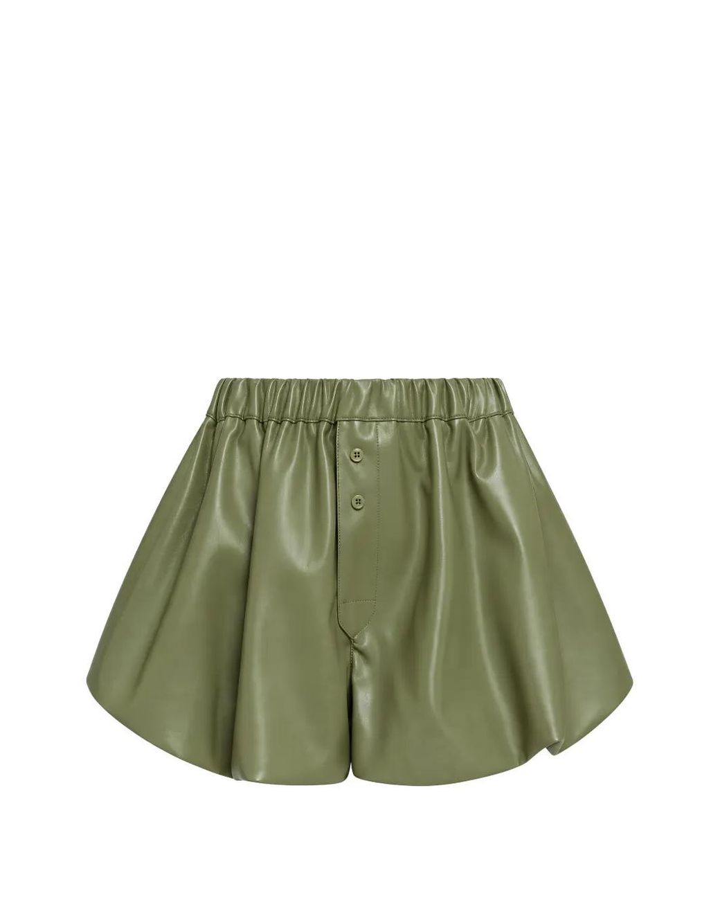WEILI ZHENG Green Balloon-Style Shorts