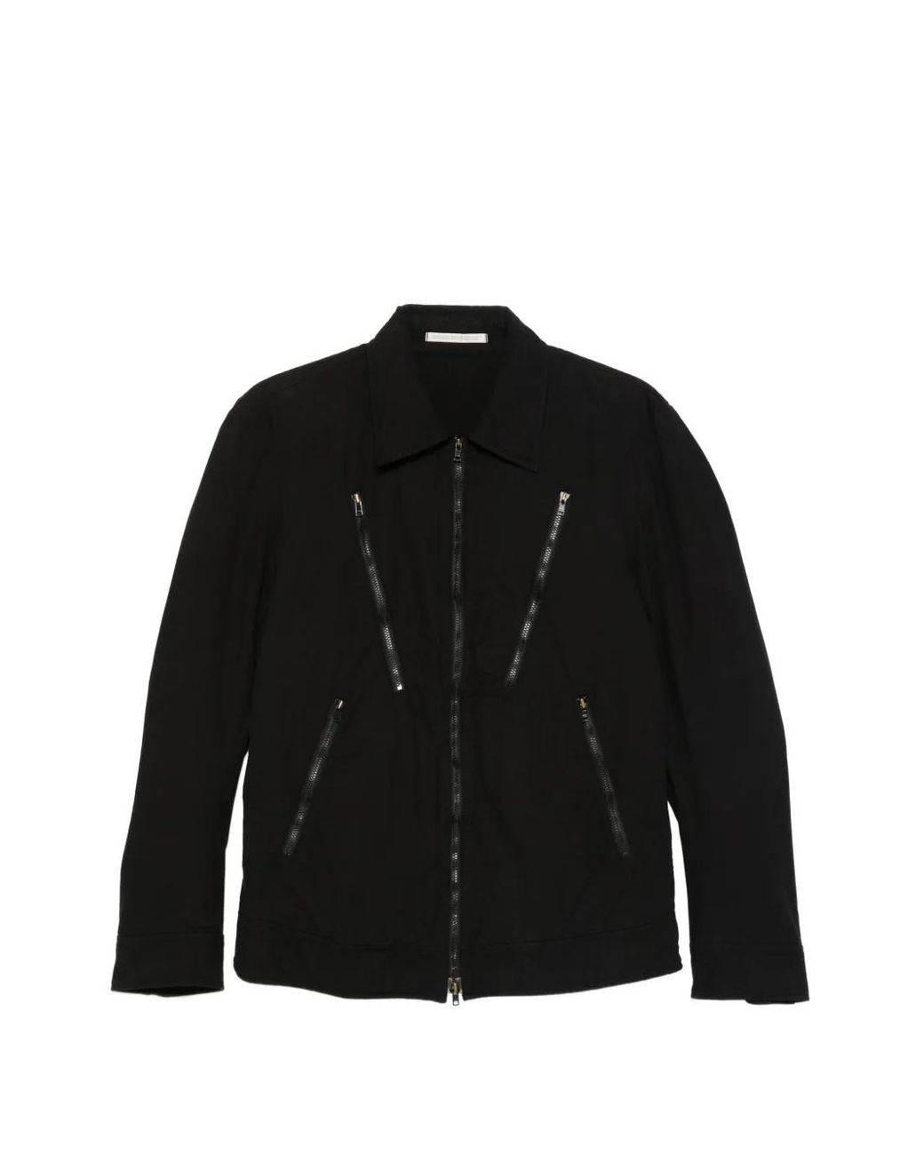 Yohji Yamamoto Black Zip-Detail Jacket for men