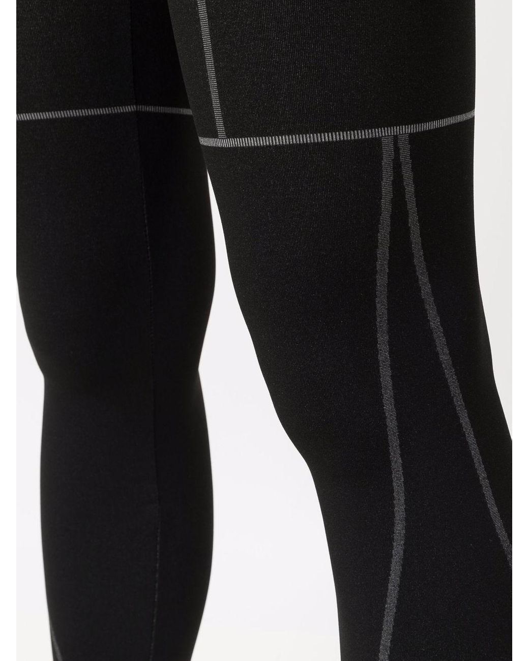 Heron Preston Logo-waistband Performance leggings in Black