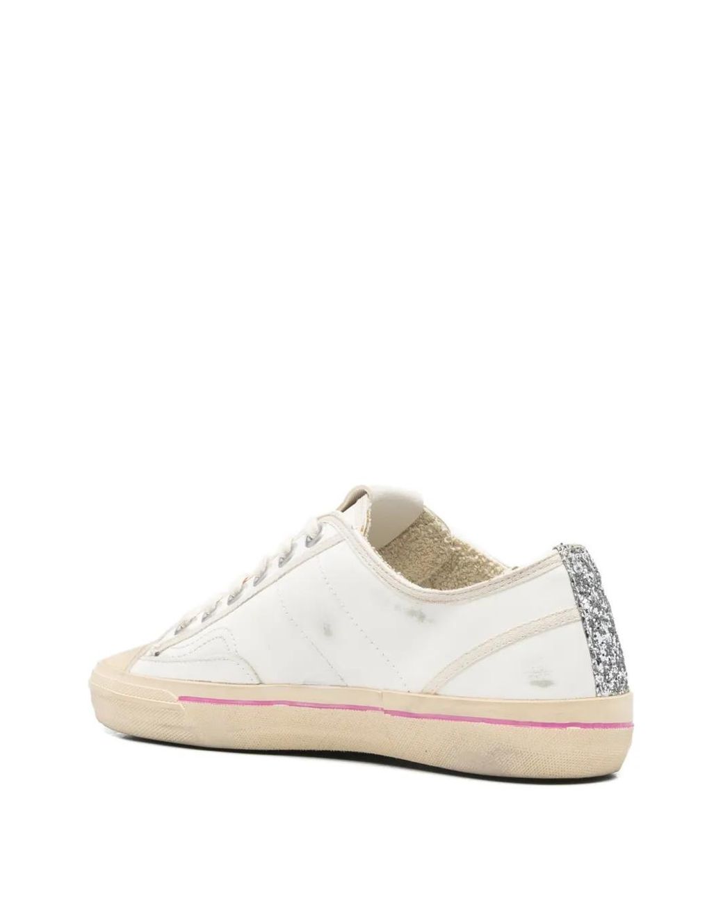 Golden Goose Deluxe Brand White Low-Top Silk And Nylon Sneakers