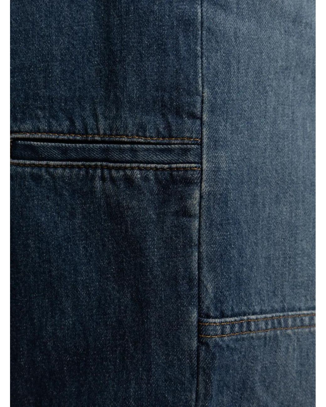 Helmut Lang Straight Jeans in het Blue voor heren