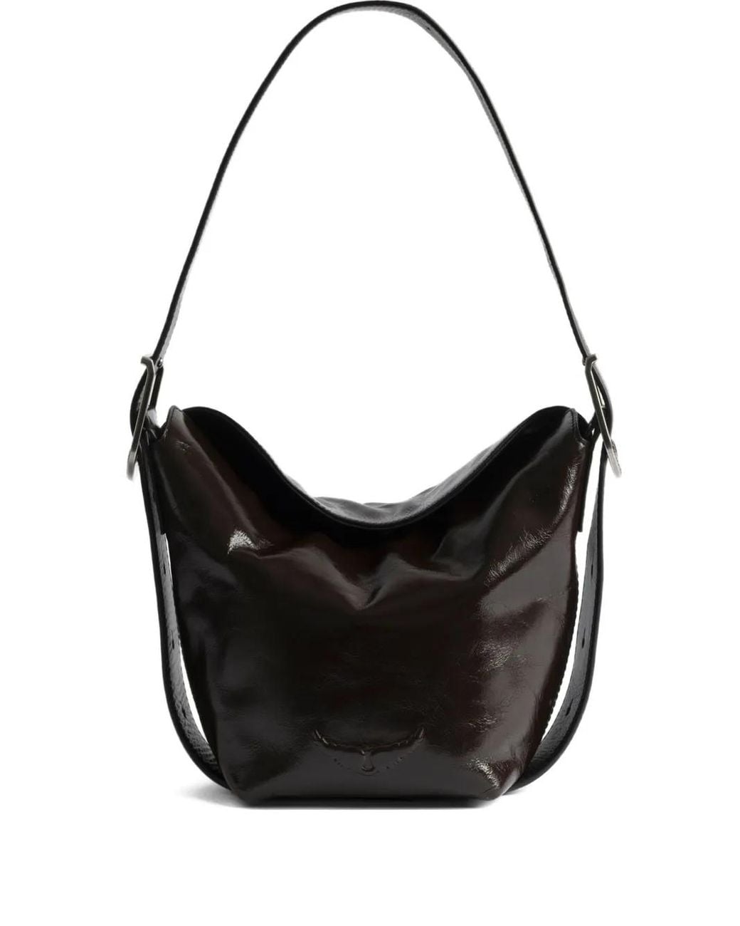 Zadig & Voltaire Black Jane Patent Bag