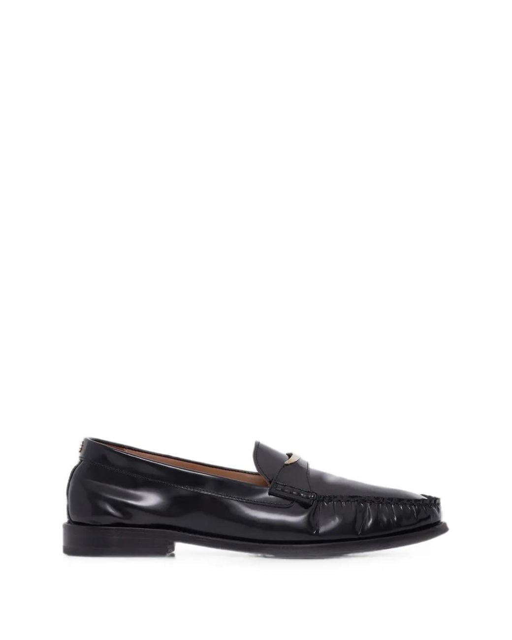 Anine Bing White Amoc Loafers