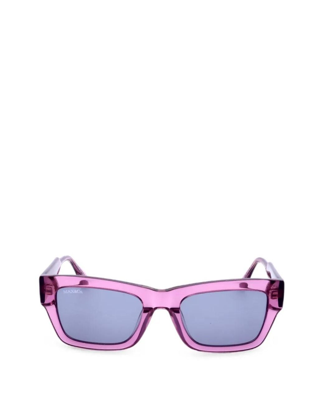 MAX&Co. Purple Rectangle-Frame Sunglasses