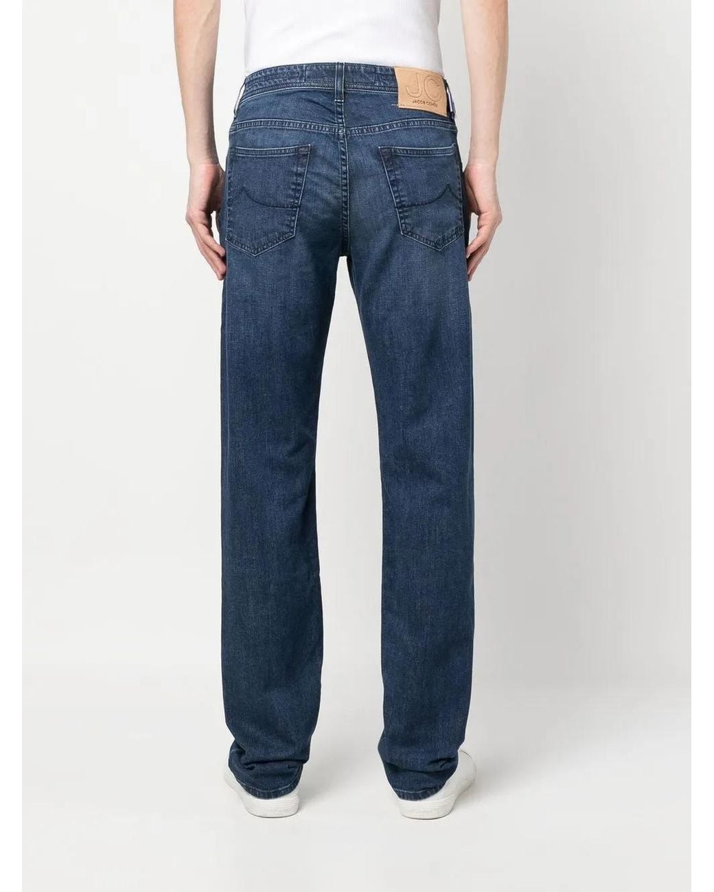 Jacob Cohen Blue Bard Straight-Leg Jeans for men