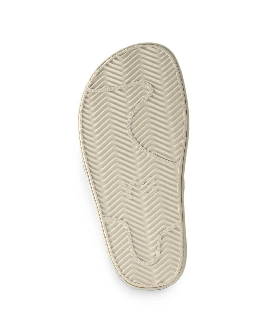 Y-3 White Slide Sandals