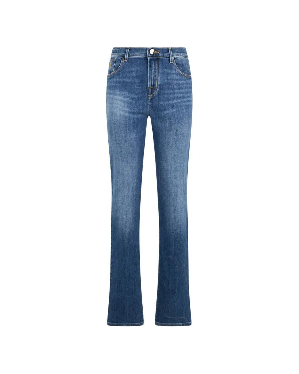 Moorer Blue Joan Five-Pocket Jeans