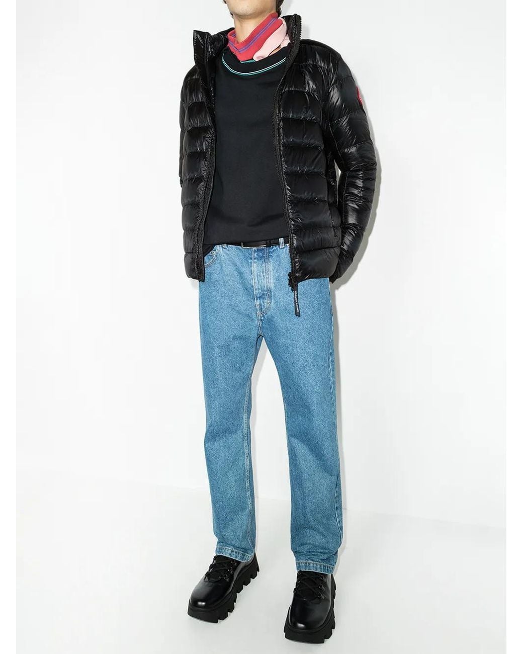 Canada Goose Black Crofton Down Jacket for men