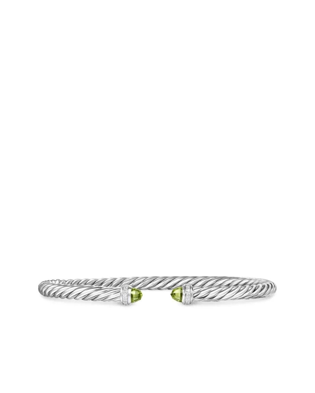 Bracciale Cablespira di David Yurman in White