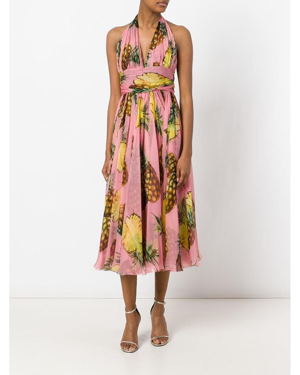 Dolce gabbana pineapple dress outlet
