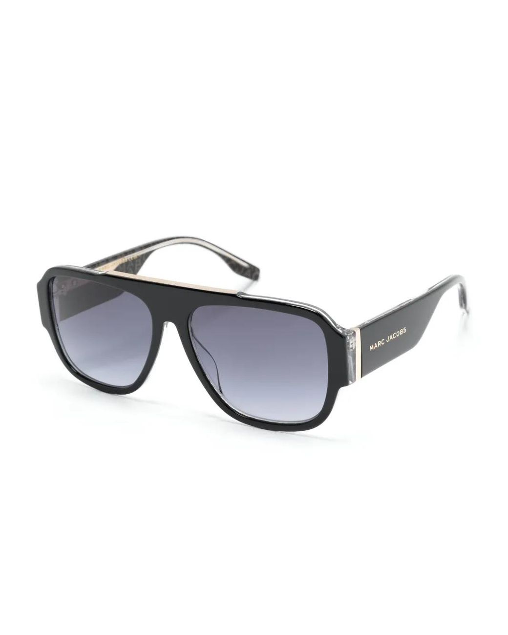 Marc Jacobs Blue Pilot-Frame Sunglasses for men