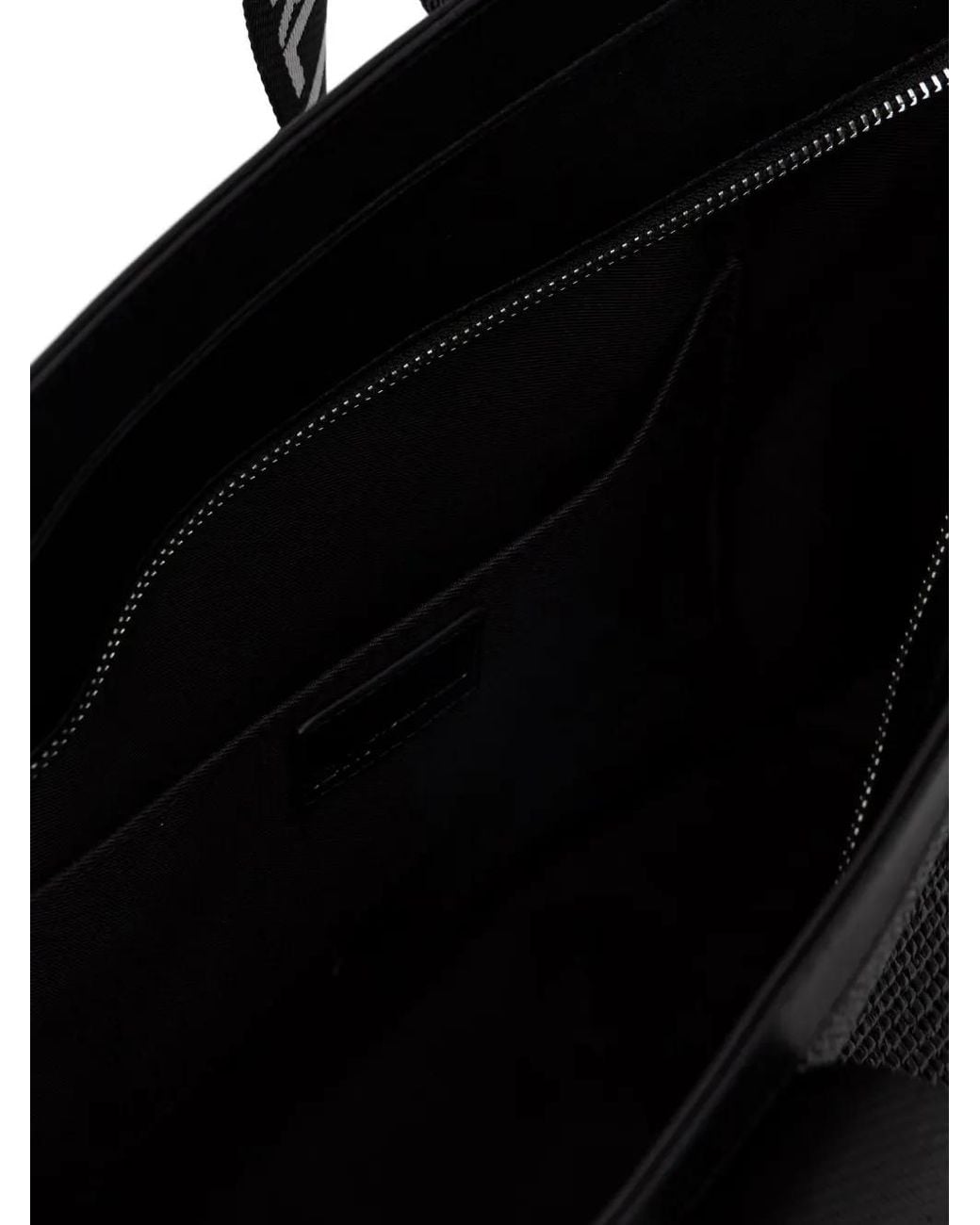 Karl Lagerfeld Black Cabas À Bride Logo