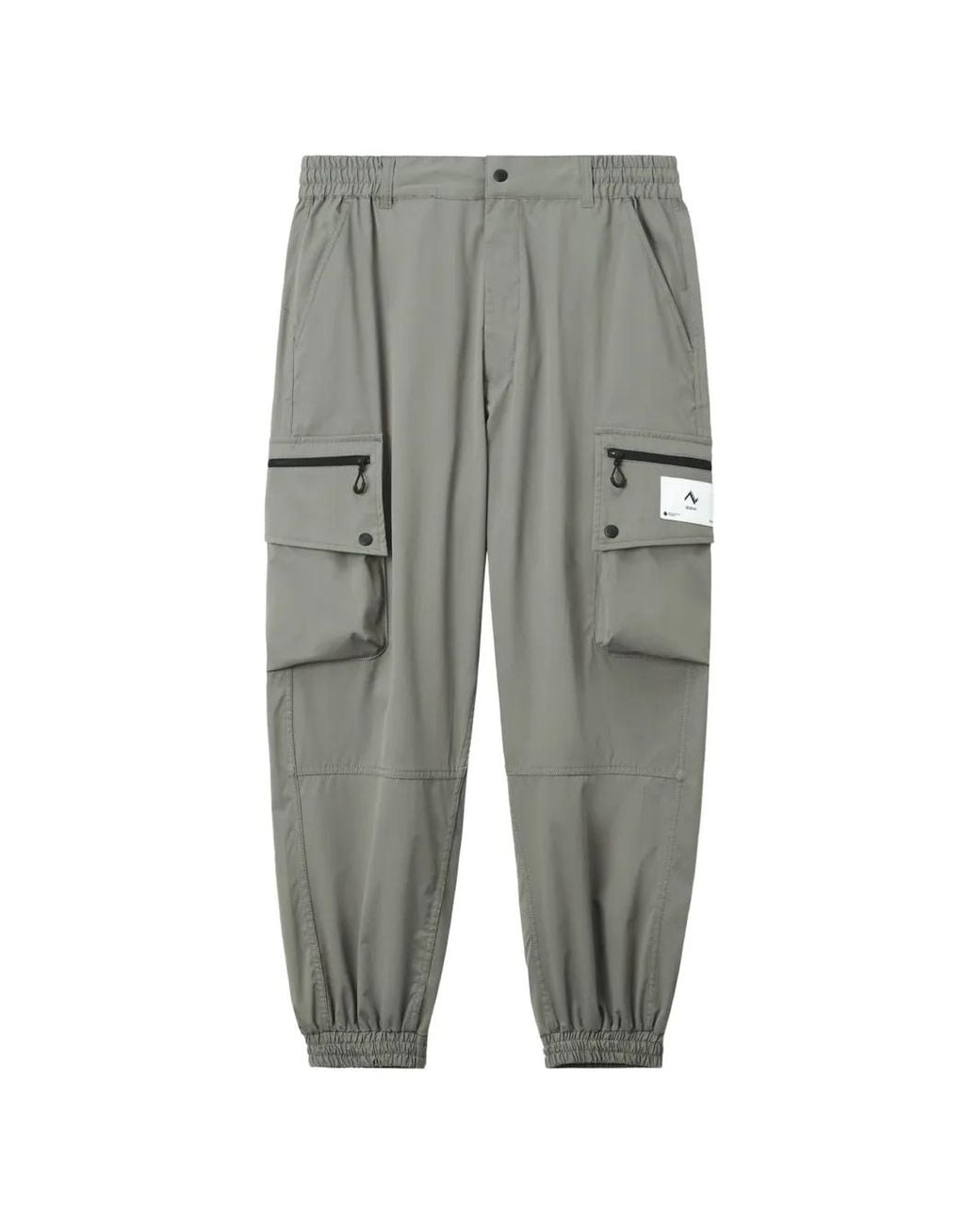 Izzue Gray Elasticated Cargo Pants for men