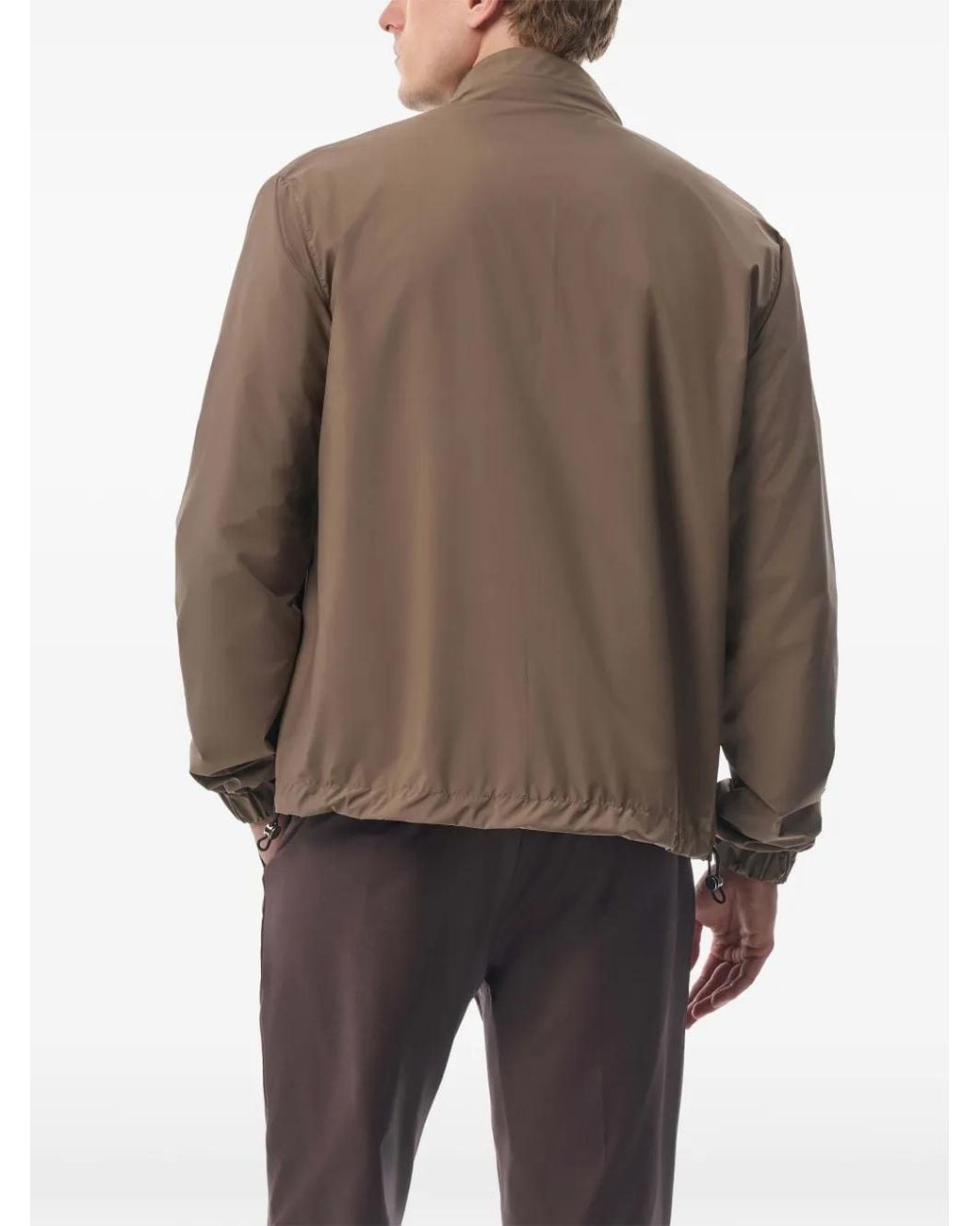 MEGUSTA Brown Reversible Zip-Up Jacket for men