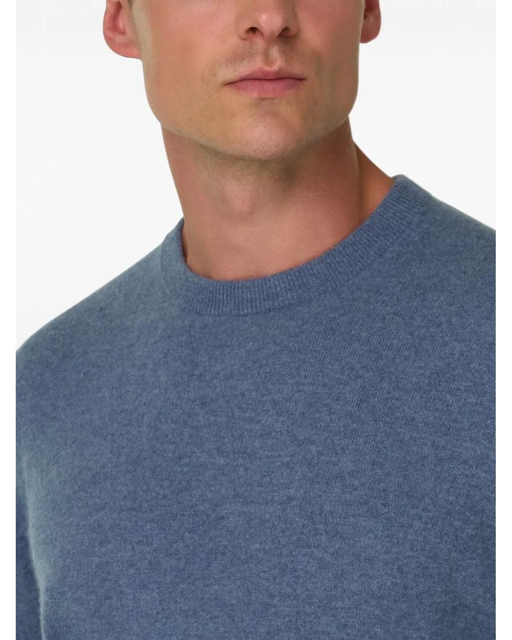 Boggi Blue Crewneck Jumper for men