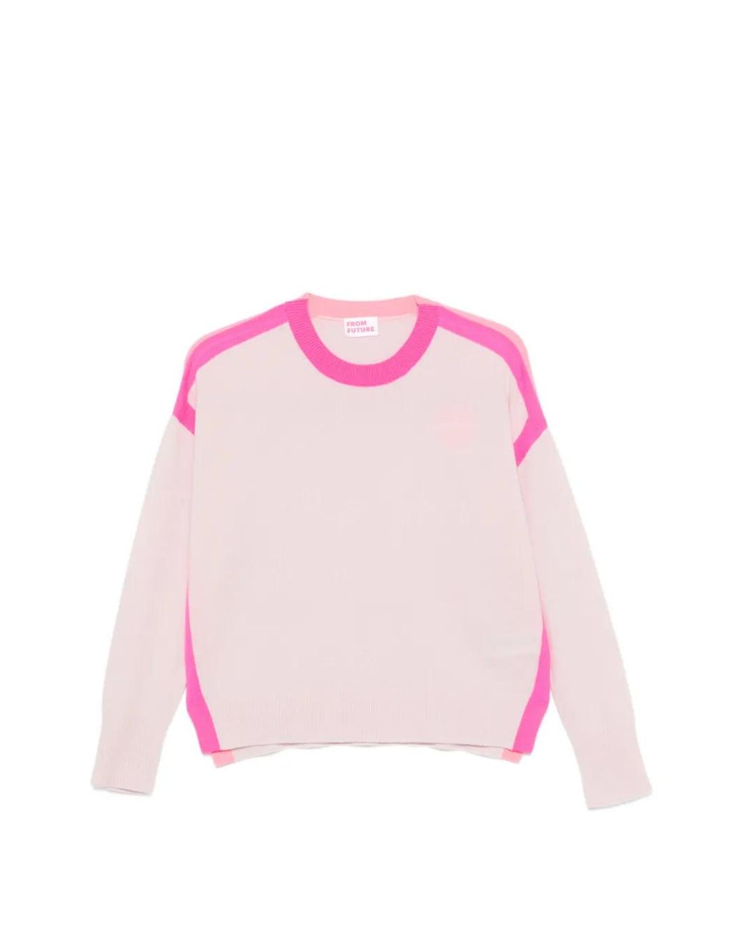 From Future Pink Side-Stripe Sweater