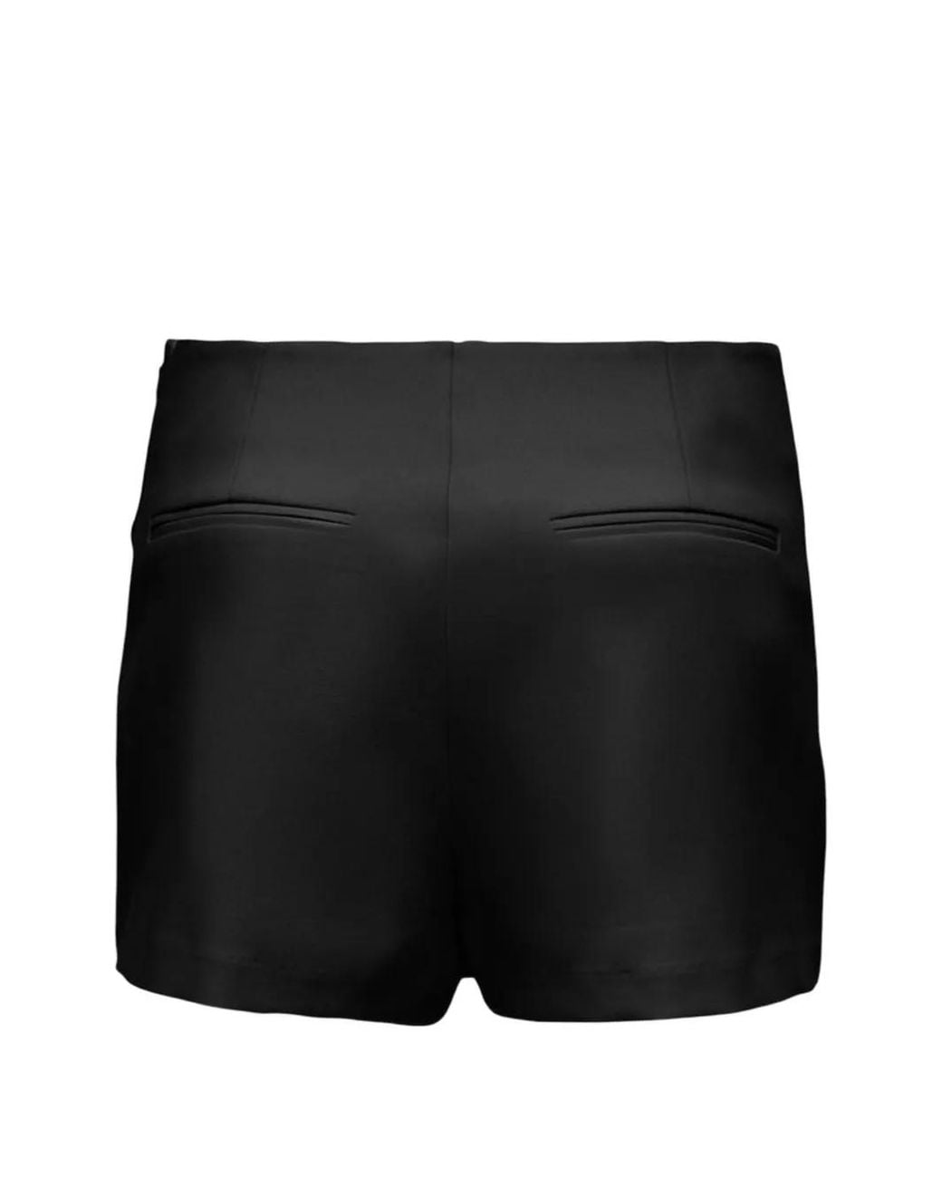 ONLY Black Wrap-Front Asymmetric Skorts