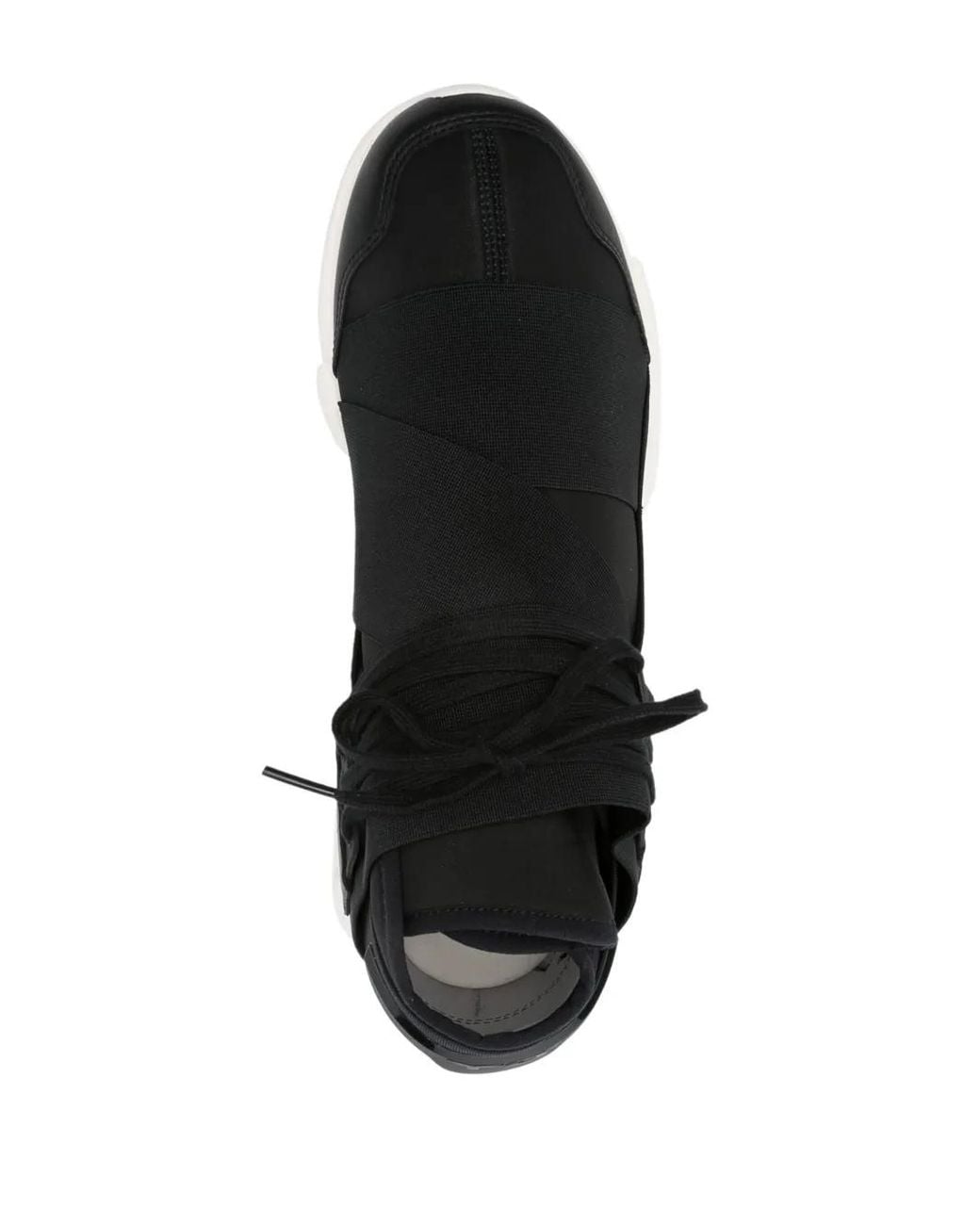Y-3 Black And Off Qasa Sneakers