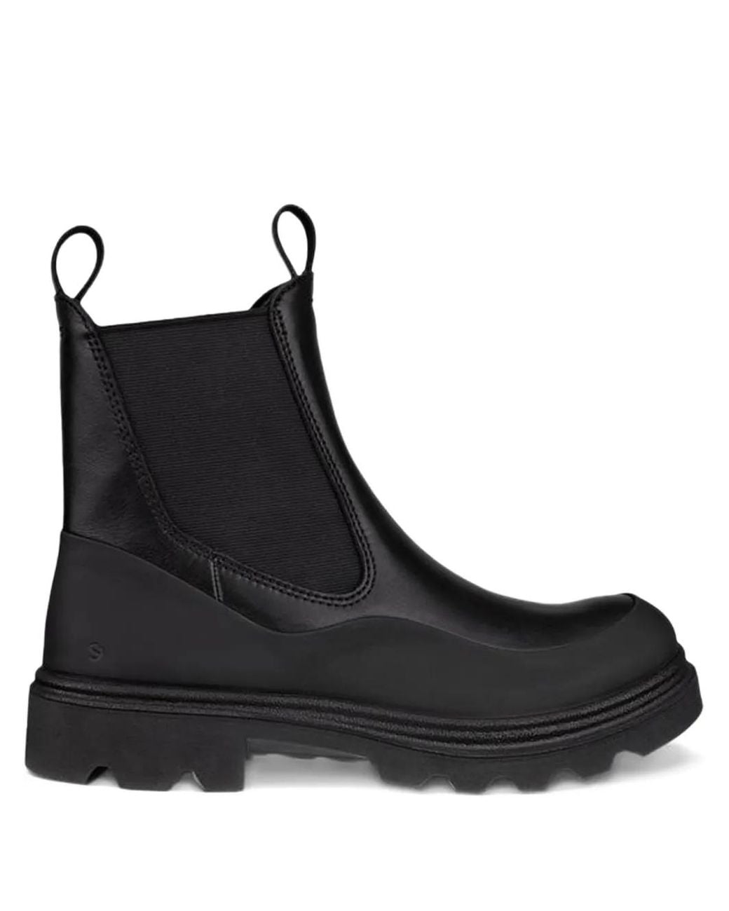 Ecco Black Grainer Chelsea Boots
