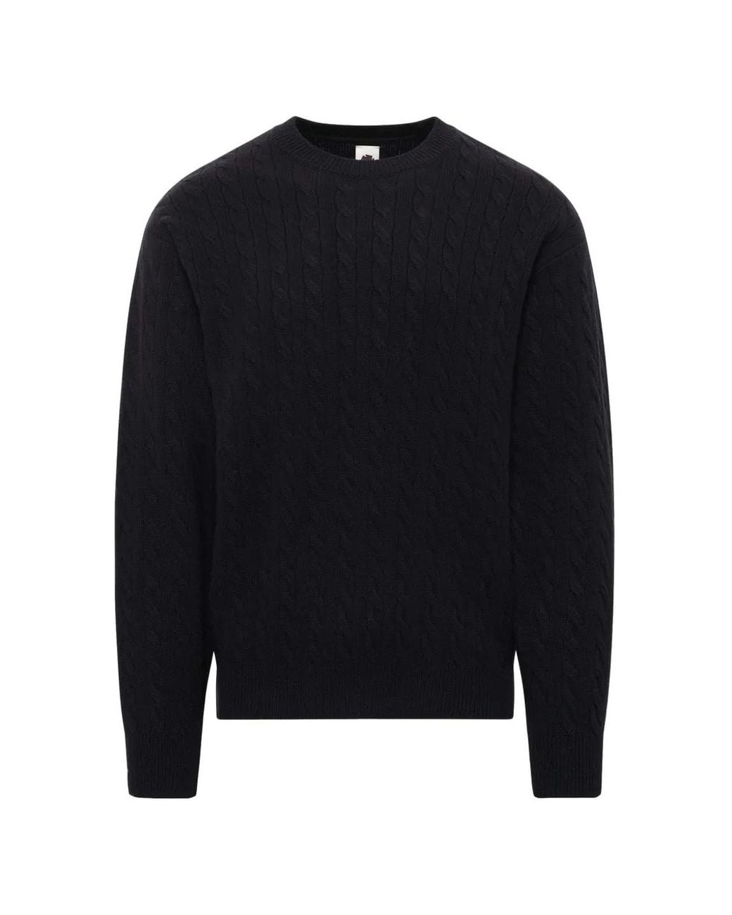 vowels Blue Cable-Knit Sweater