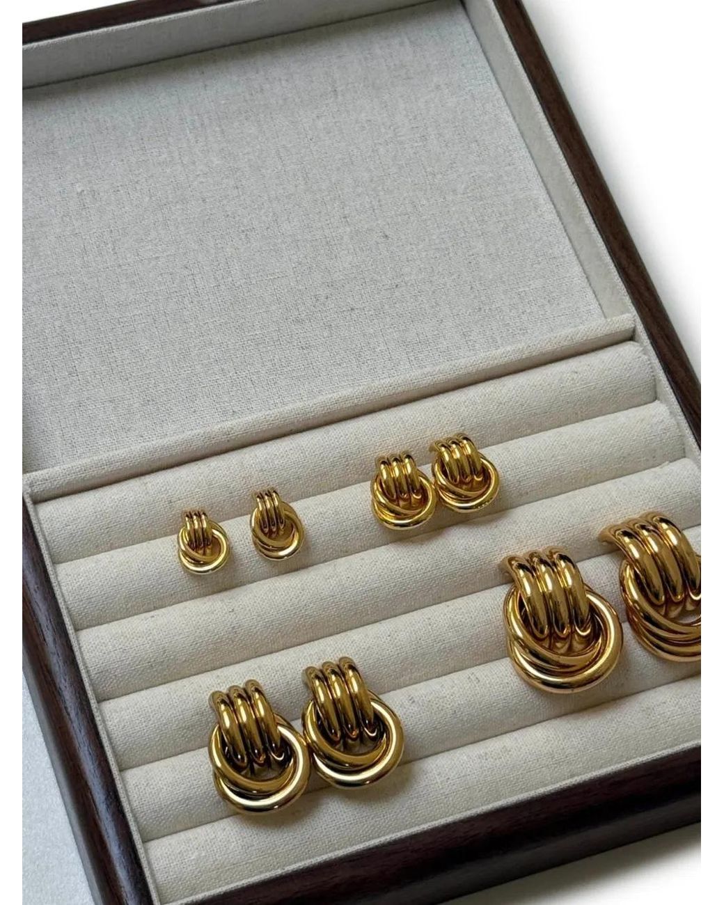 Heaven Mayhem Metallic Baby Knot Earrings