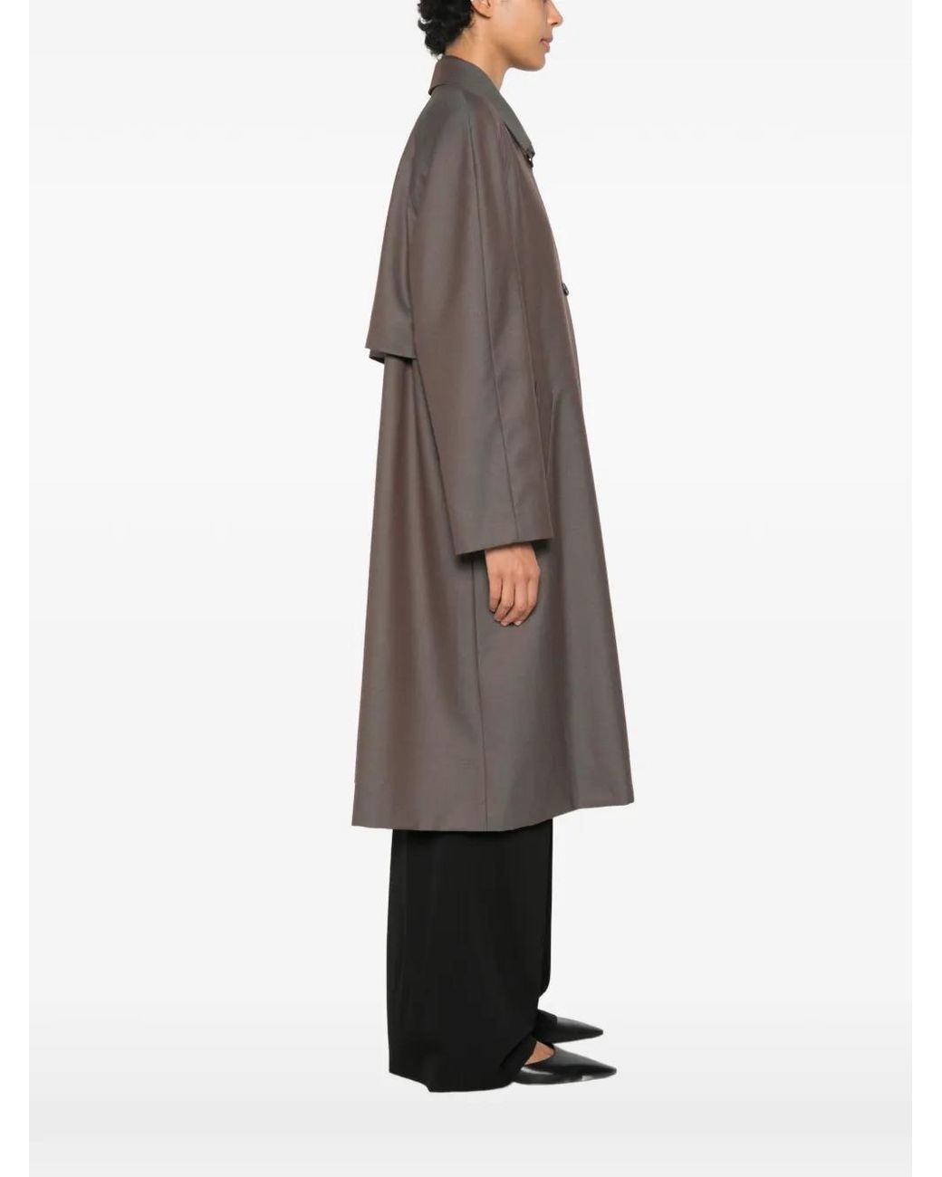 The Row Gray Emma Coat