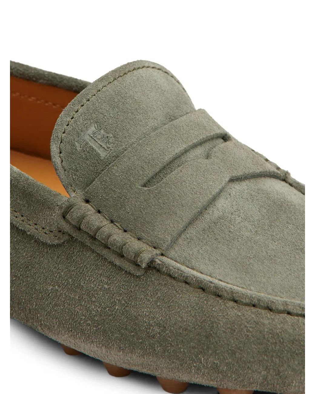 Tod's Green Gommino Bubble Boafers for men