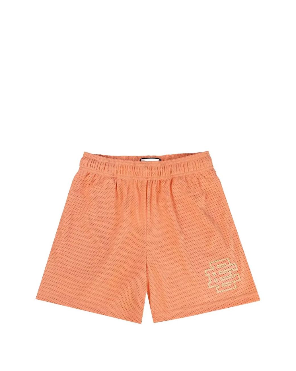 Eric Emanuel Orange Logo Shorts for men