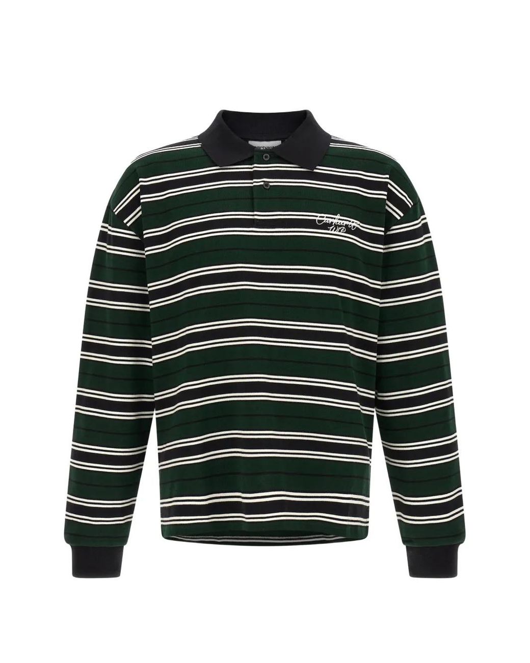 Carhartt Green L/S Devitt Rugby Shirt for men