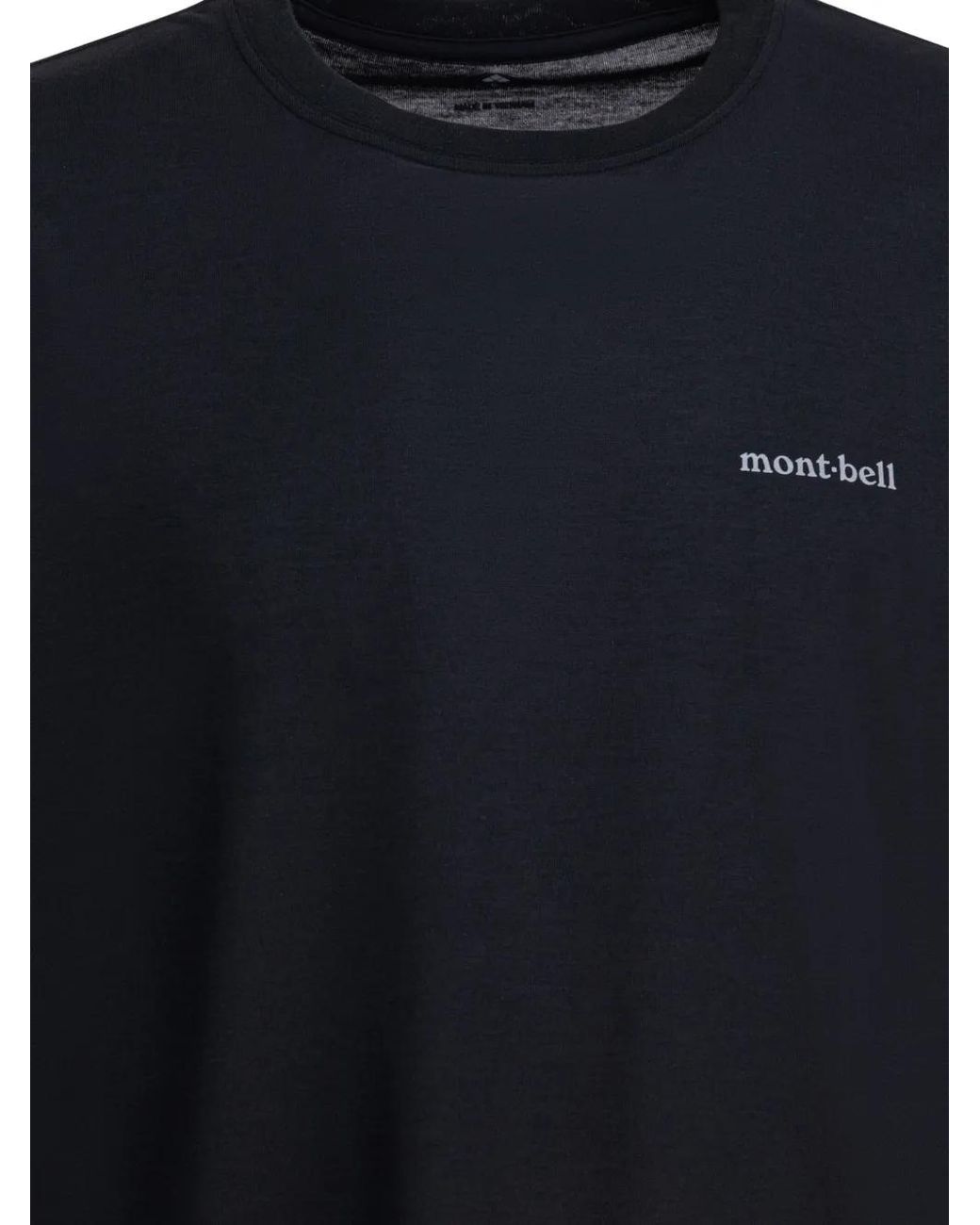 Montbell Black Logo-Print T-Shirt for men