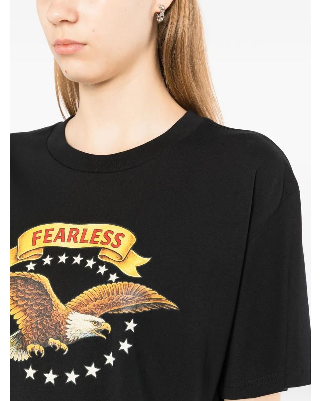 Melt Black T-Shirt À Logo Eagle Imprimé