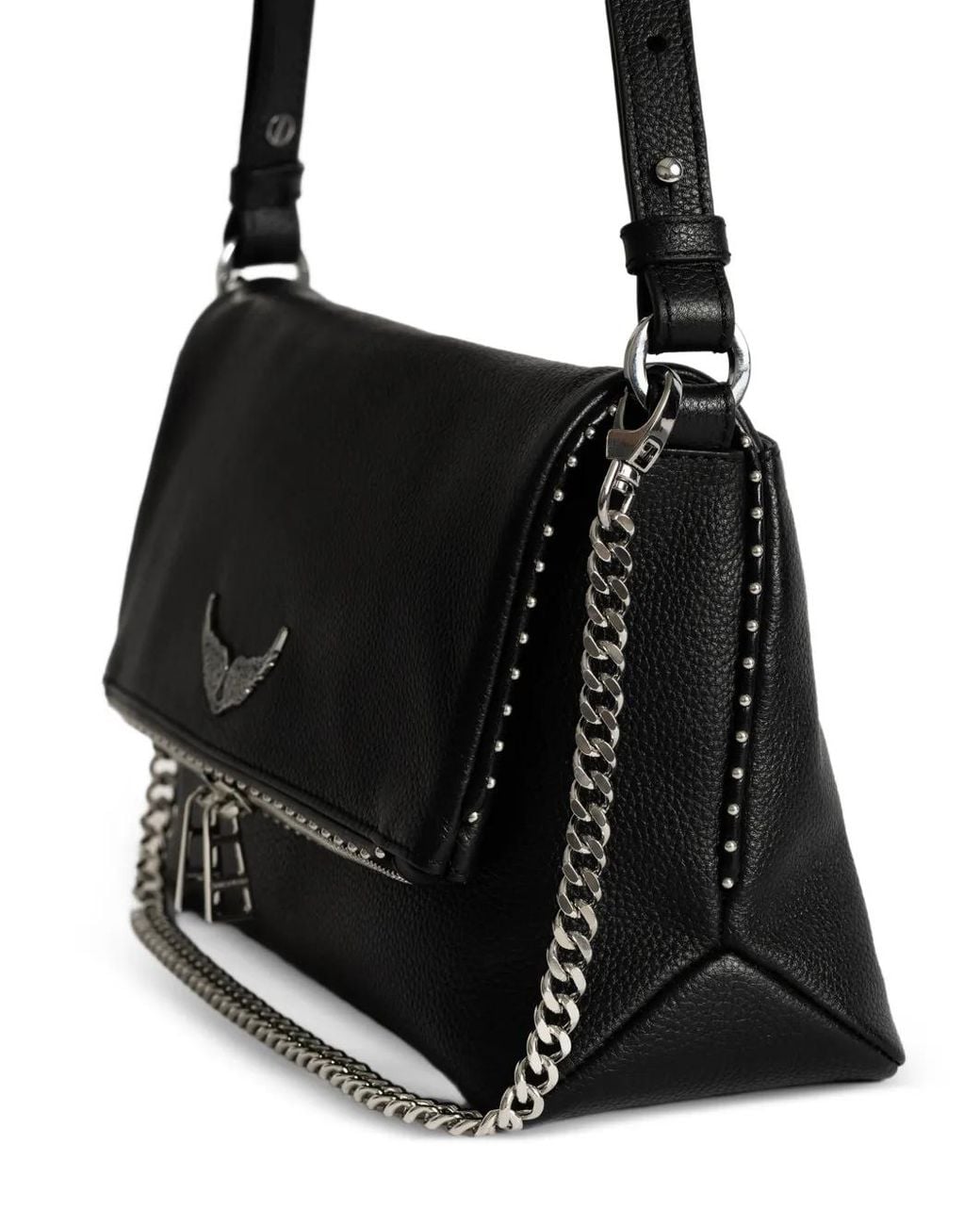 Zadig & Voltaire Black Rocky Ii Shoulder Bag