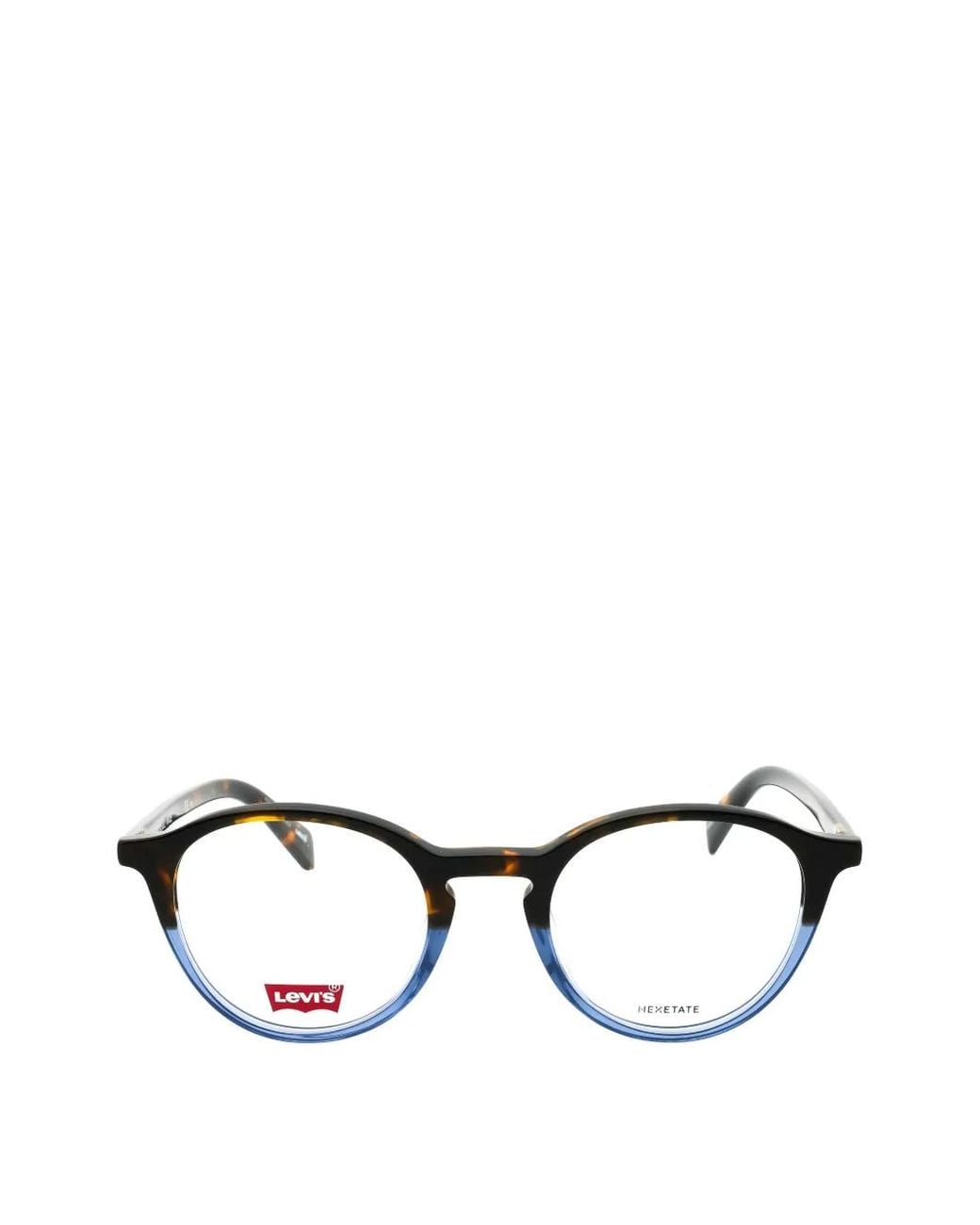 Levi's Brown Round-Frame Glasses for men