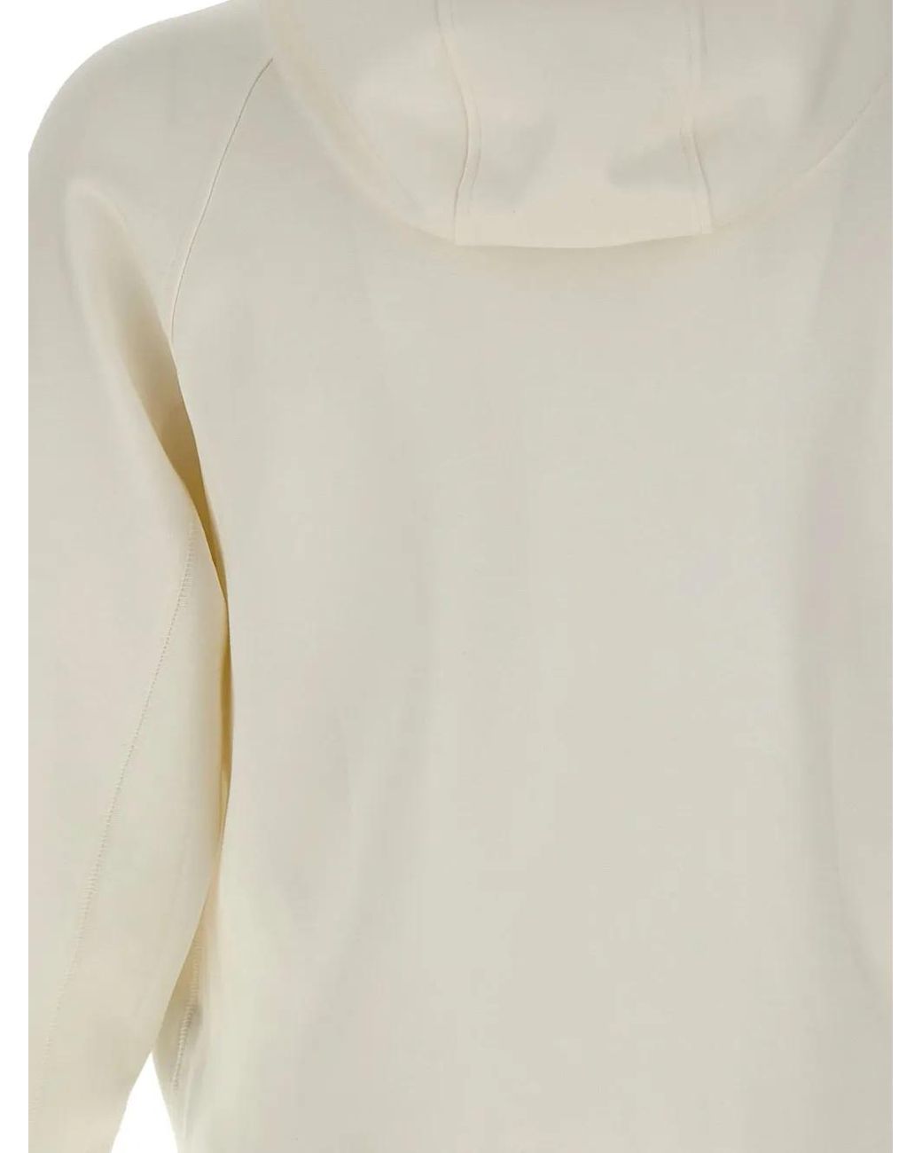 Blauer White Shaw Zip-Up Hoodie for men