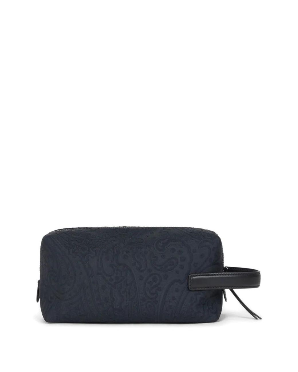 Etro Blue Jacquard Wash Bag for men